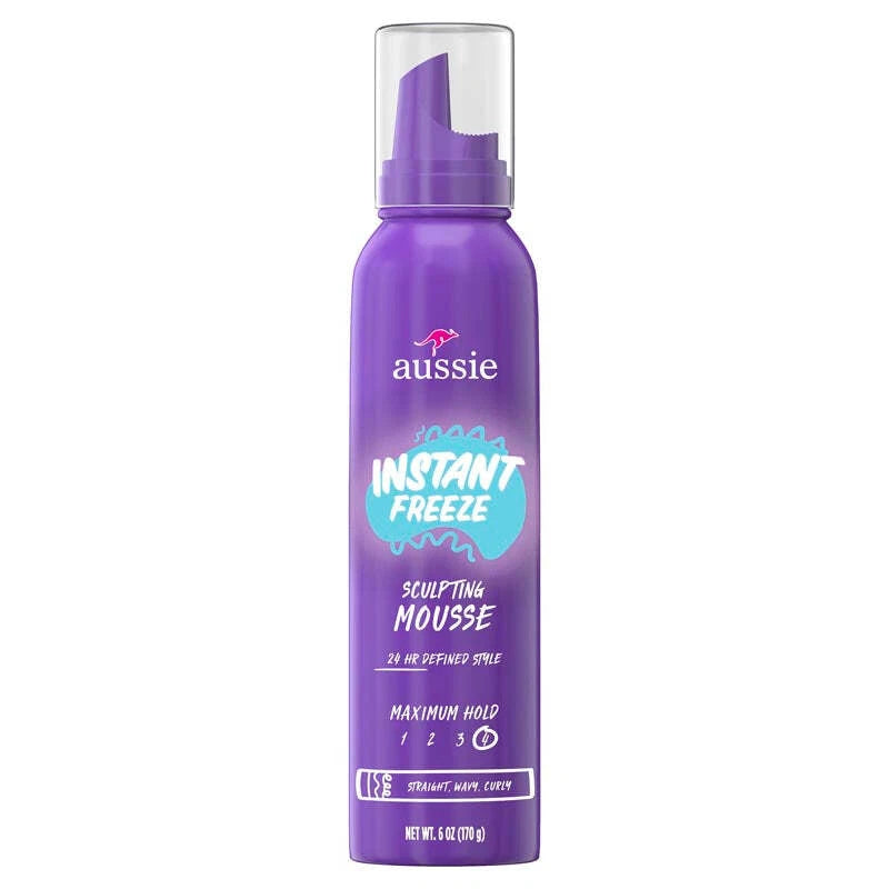 Aussie Instant Freeze Sculpting Mousse 6oz